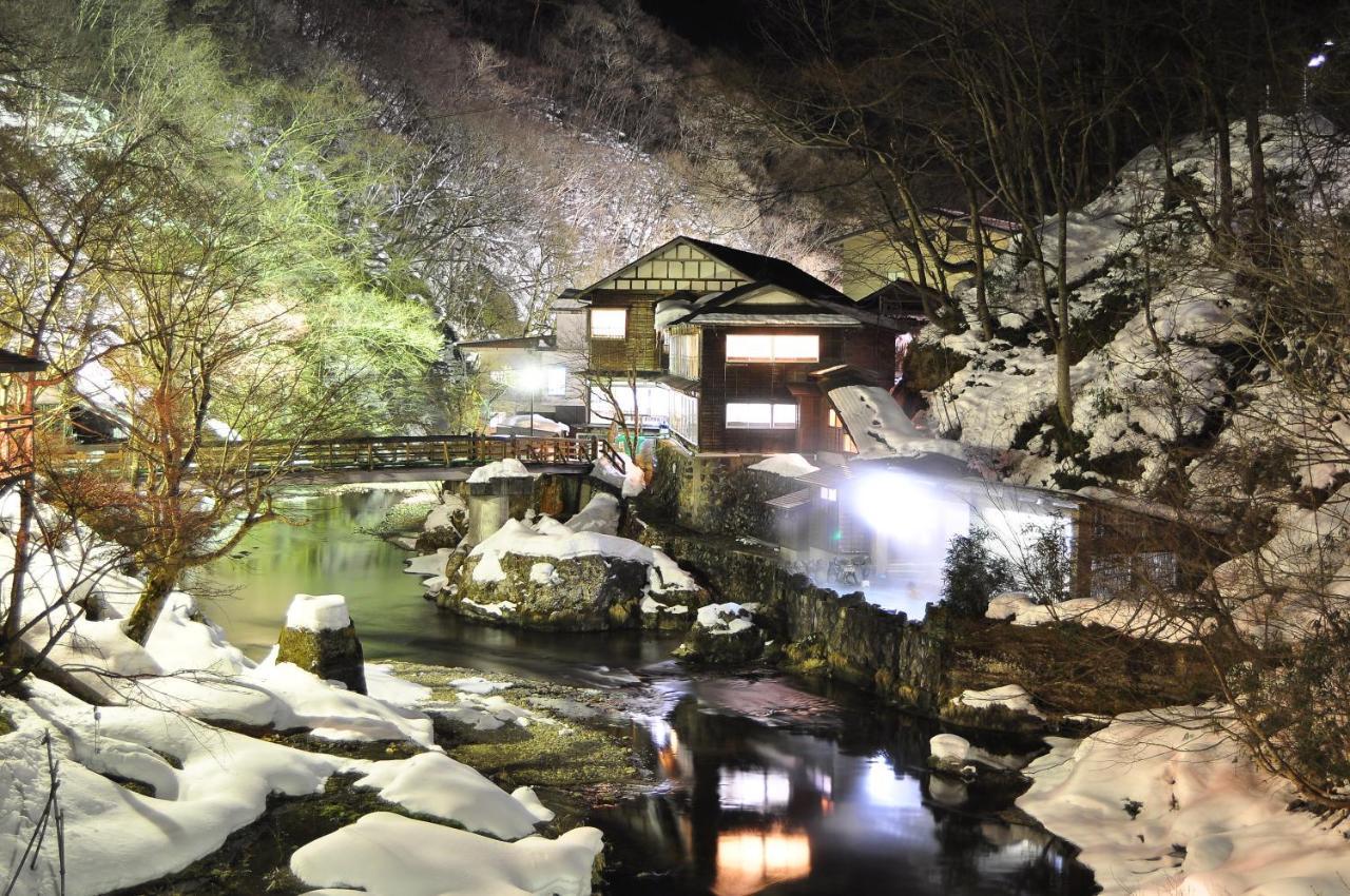 فندق Osawa Onsen Sansuikaku هاناماكي المظهر الخارجي الصورة
