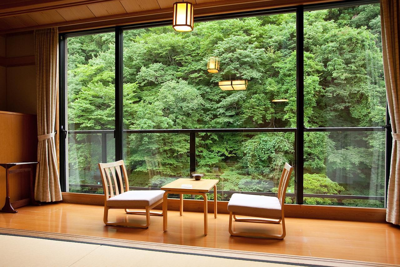 فندق Osawa Onsen Sansuikaku هاناماكي الغرفة الصورة