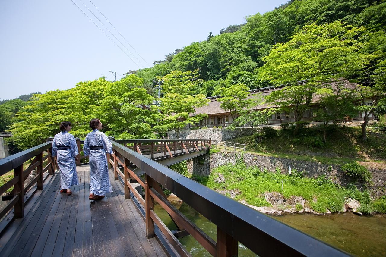 فندق Osawa Onsen Sansuikaku هاناماكي المظهر الخارجي الصورة