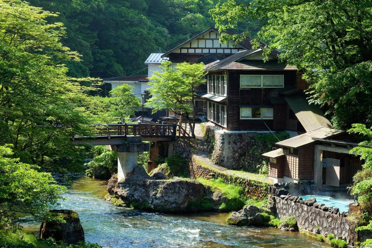 فندق Osawa Onsen Sansuikaku هاناماكي المظهر الخارجي الصورة