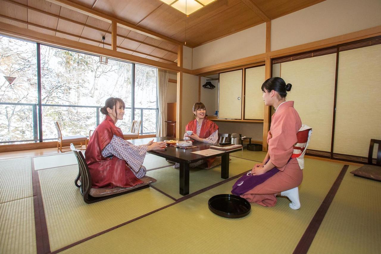 فندق Osawa Onsen Sansuikaku هاناماكي المظهر الخارجي الصورة